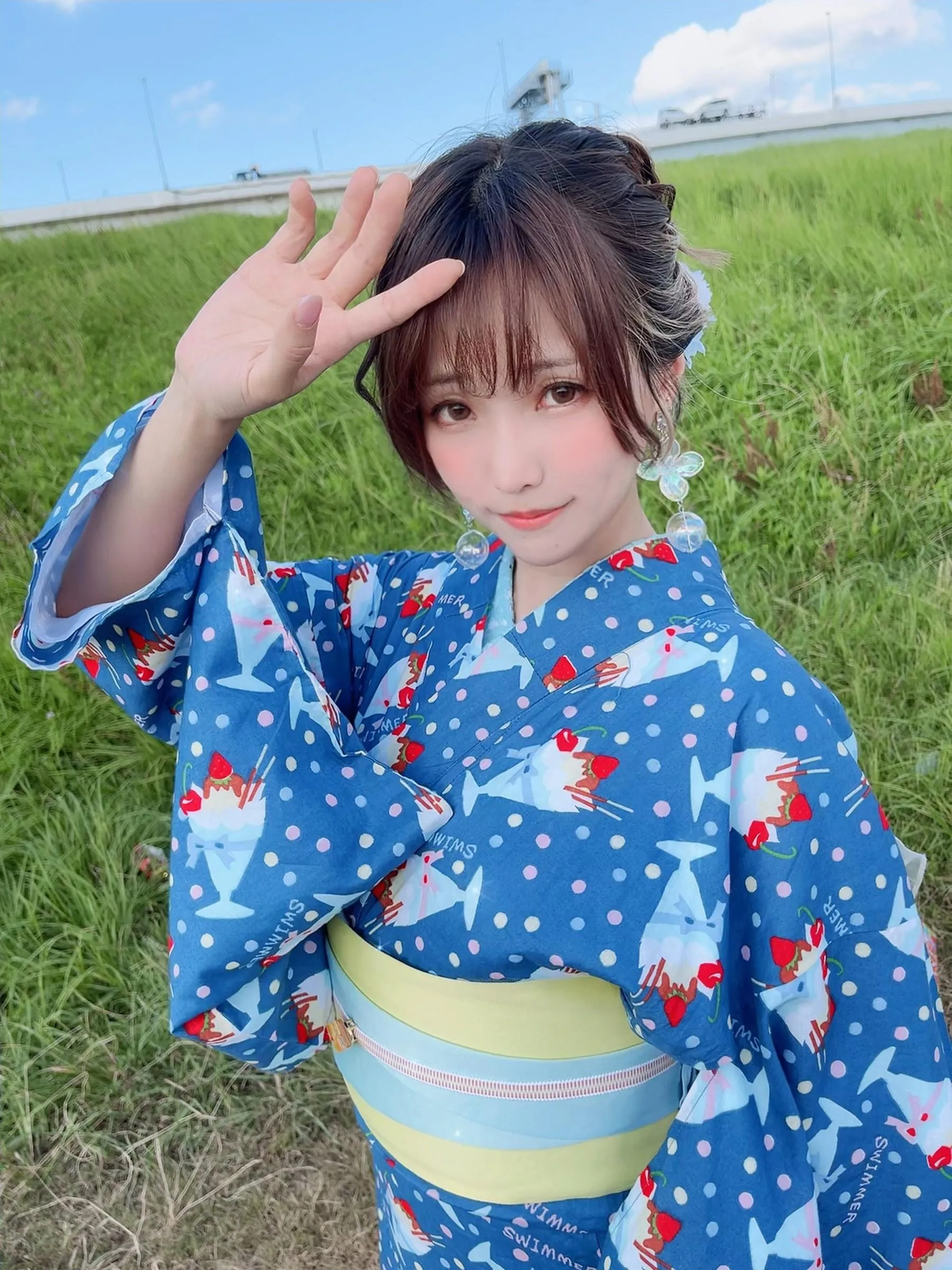 ElyEE子 – NO.119 2023.august A-聖代浴衣 Sundae Yukata [29P]插图6
